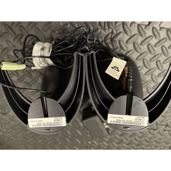 Rare HARMON KARDON REV A00 Computer Speakers w/ POWER SUPPLY Set ac headphone - Picture 6 of 7